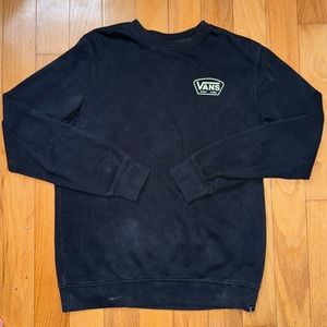 Men’s Vans Black and White Crewneck Sweatshirt size S